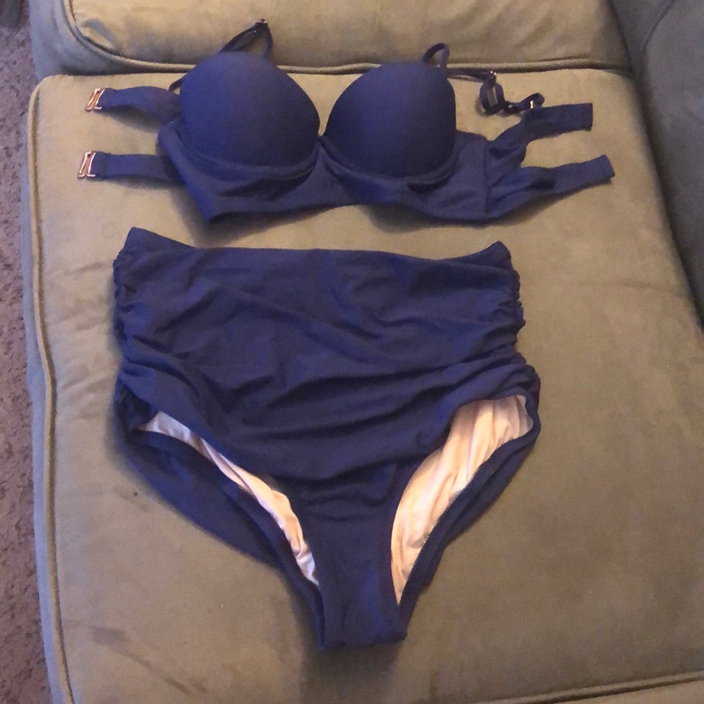 Navy blue bikini